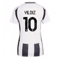 Camiseta Juventus Kenan Yildiz #10 Primera Equipación Replica 2024-25 para mujer mangas cortas